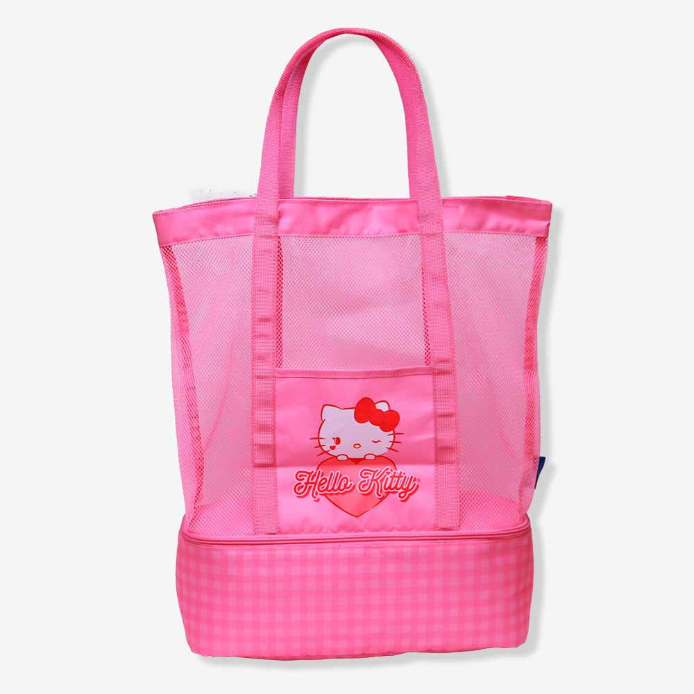 Bolsa de Praia com Compartimento Térmico Hello Kitty em Oferta na Shopee