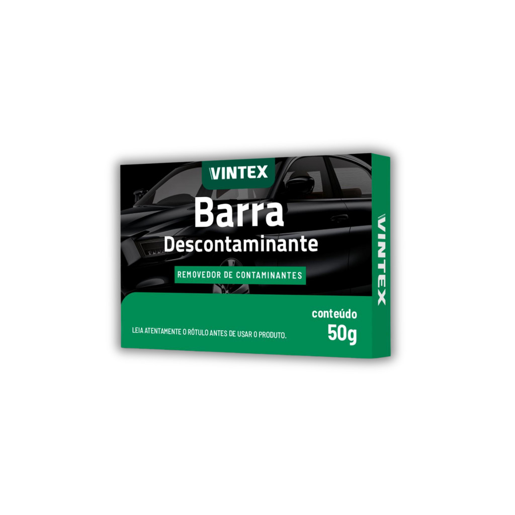 Clay Bar Vonixx V-bar 50g Barra Descontaminante Vintex Premium Oferta Para Descontaminação
