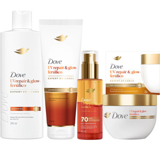 Kit Dove UV Repair Glow & Ferúlico Sérum Bio-P Expert Danos em Oferta na Shopee