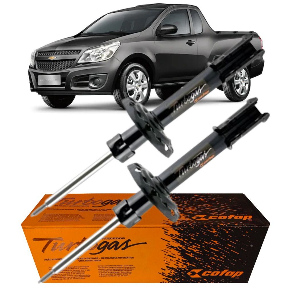Imagem Par Amortecedor Dianteiro Turbogás Cofap Montana 1.4 2010 A 2022