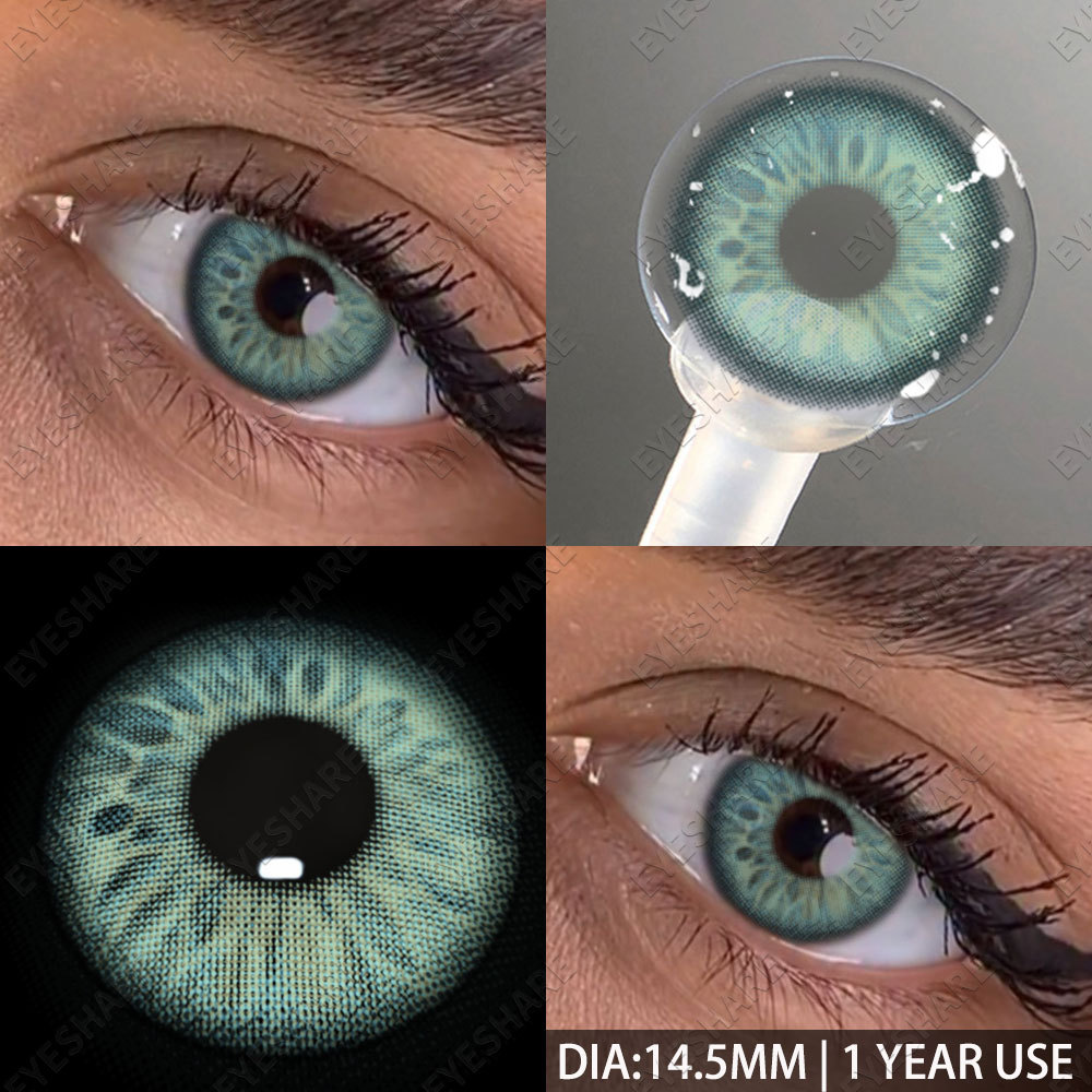 EYESHARE bohemia Lentes De Contato De Cor Verde Para Olhos Moda Macias Azul Beleza Maquiagem Os , Perfeitas Festas E Nat