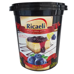 Preparado de Mirtilo 1,02Kg Ricaeli para Cobertura e Recheio