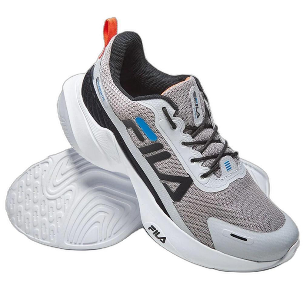 Tênis Fila Progress Lite Masculino - Prata e Azul