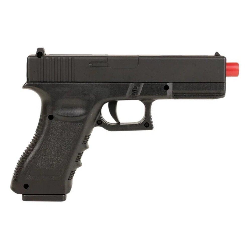 Pistola Airsoft GK CBT G17 Slide Metal Spring 6mm + Itens — imagem 2 de 2