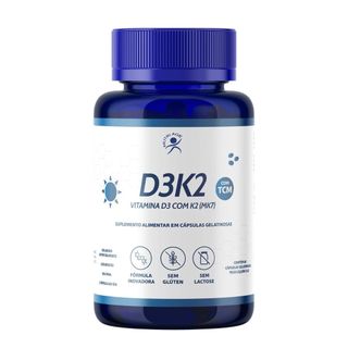 Vitamina D3 + Vitamina K2 (2000 Ui/65mcg) 60 Cáps Nutriage