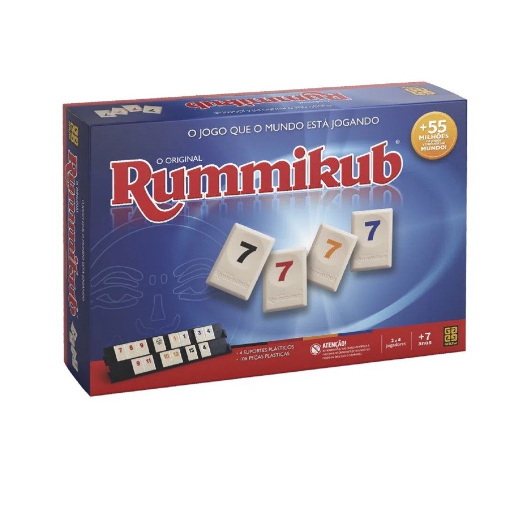 Jogo Rummikub Grow Jogo De Tabuleiro