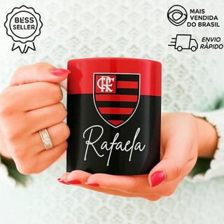 Caneca_Time de Futebol_ Porcelana Personalizada _com Seu Nome - Envio imediato