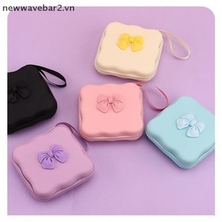 Bolsa de armazenamento de absorventes higiênicos com estampa de desenho animado, bolsa de armazenamento de cabos de dado