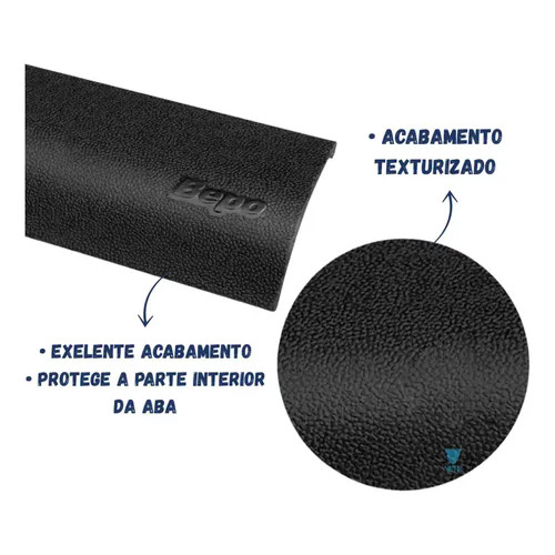Protetor De Borda Lateral Caçamba Hilux Cd 2016 A 2025 Bepo