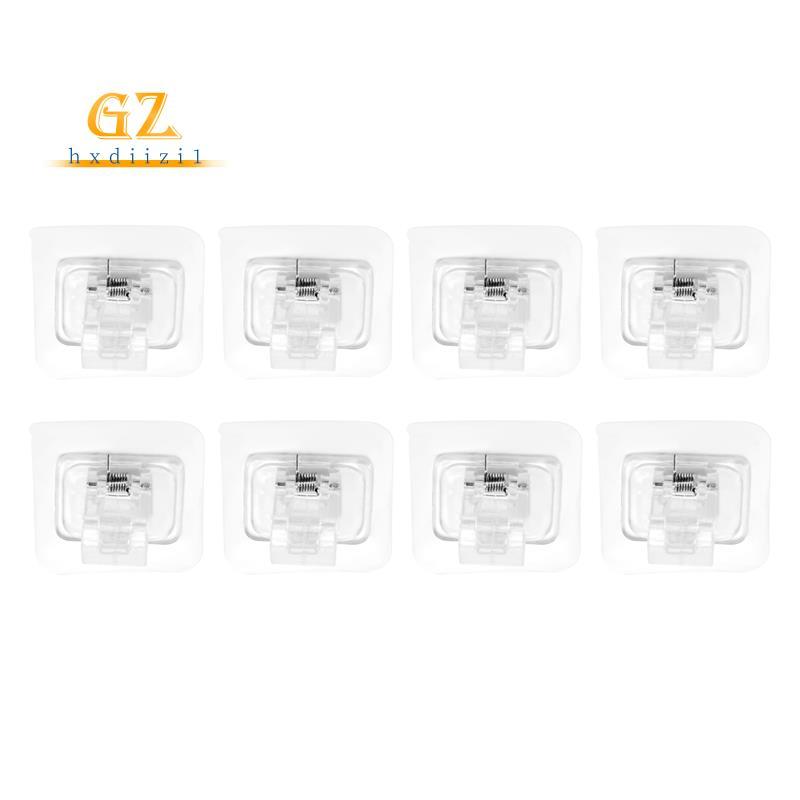 [gzhxdiizi1] Suporte De Haste De Cortina Sem Perfuração , Ganchos Adesivos De , Broca , Braçadeira De Cabide Para Casa