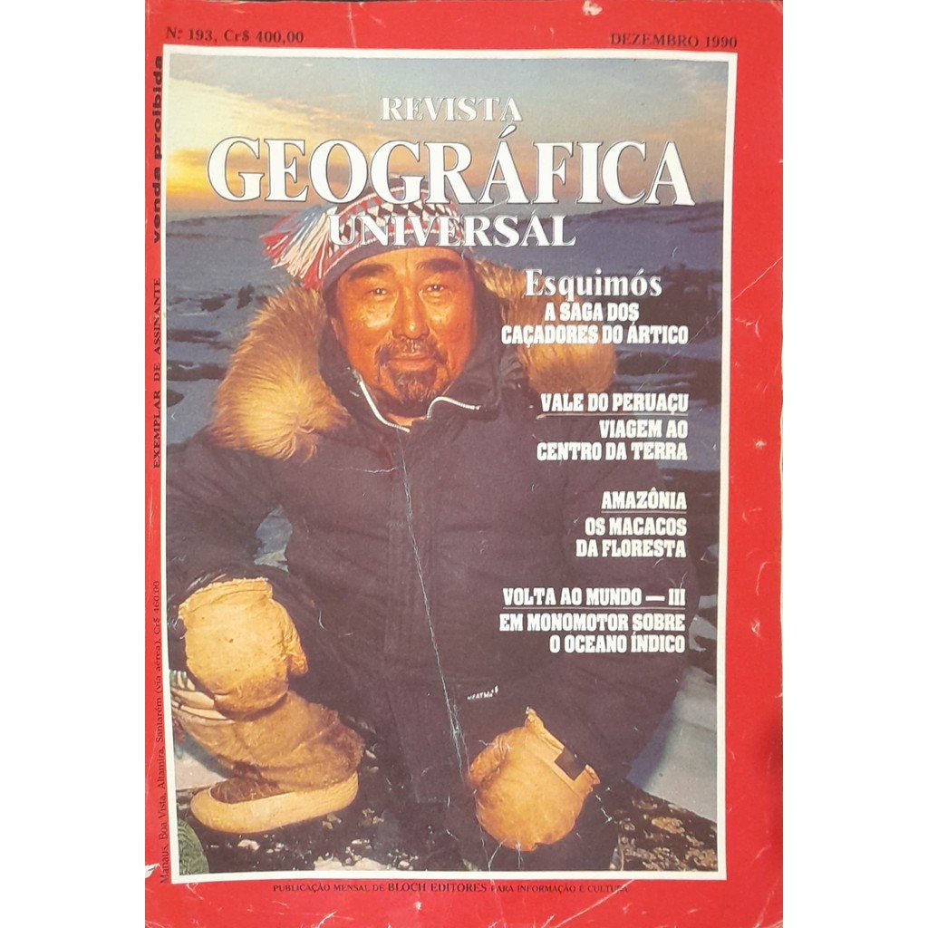 Revista Geográfica Universal nº 193 Dezembro 1990 de Bloch 8000741