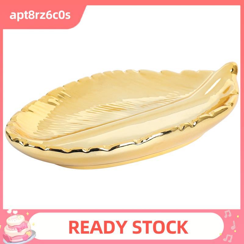Prato Decorativo De Cerâmica , De Porcelana Para Doces , Joias , Bandeja Servir Frutas Armazenamento , Louças
