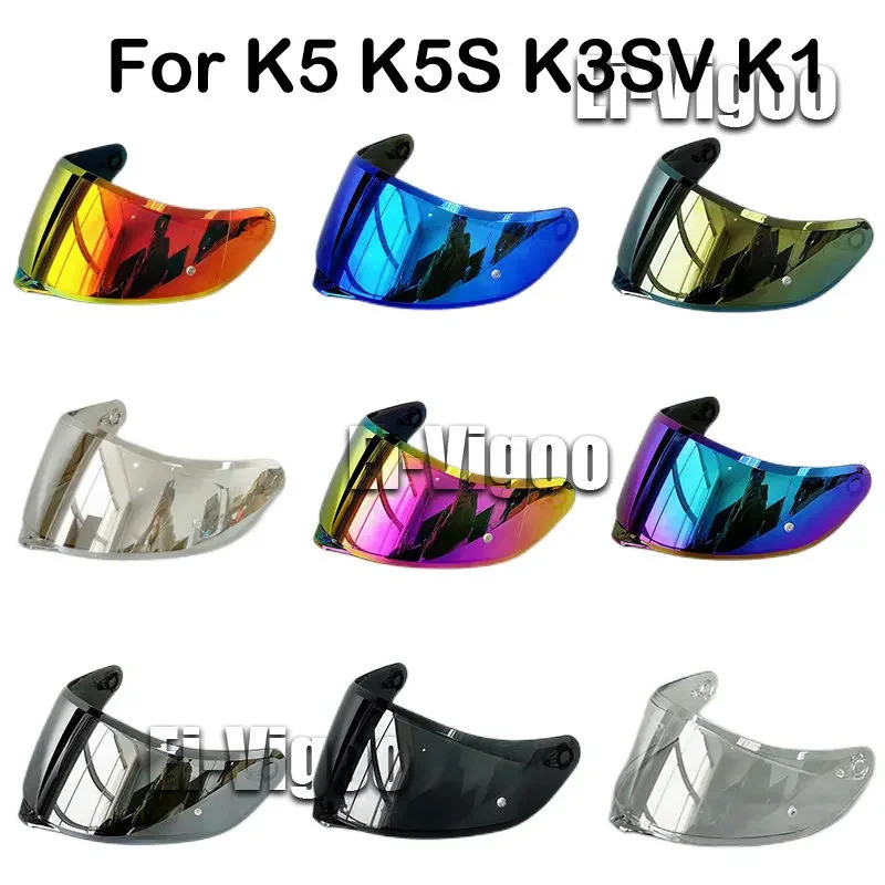 [2026NOVO] Viseira para Capacete de Motocicleta AGV K5 K5S K5-S K3SV K3-SV K1, Acessório de Lente, Proteção Contra o Ven