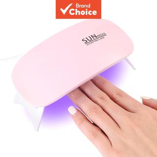 Monja 6W Secador de Unhas Lâmpada de Cura Rápida para Esmalte em Gel UV Rosa Portátil Dob…