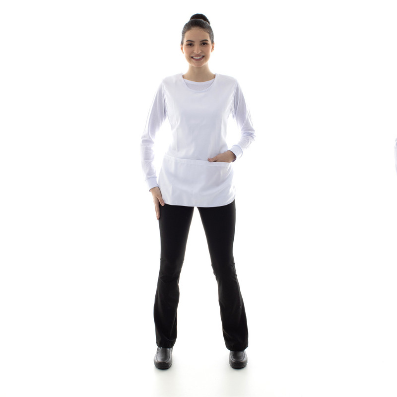 Conjunto De Legging, Bata E Camiseta Manga Longa Babá Copeira Faxina Copa Confortável para o Frio