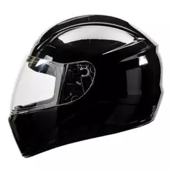 Capacete Fechado F9 HG Classic Preto Fly Unissex Feminino Masculino