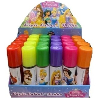 24 Brilho Infantil  Disney Princesas Lápis Labial Beleza Maquiagem em Oferta na Shopee