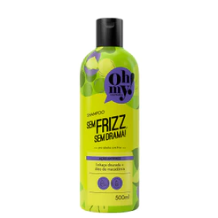 Shampoo Sem frizz, sem drama! 500ml Oh My | Ação antifrizz para cabelos com frizz