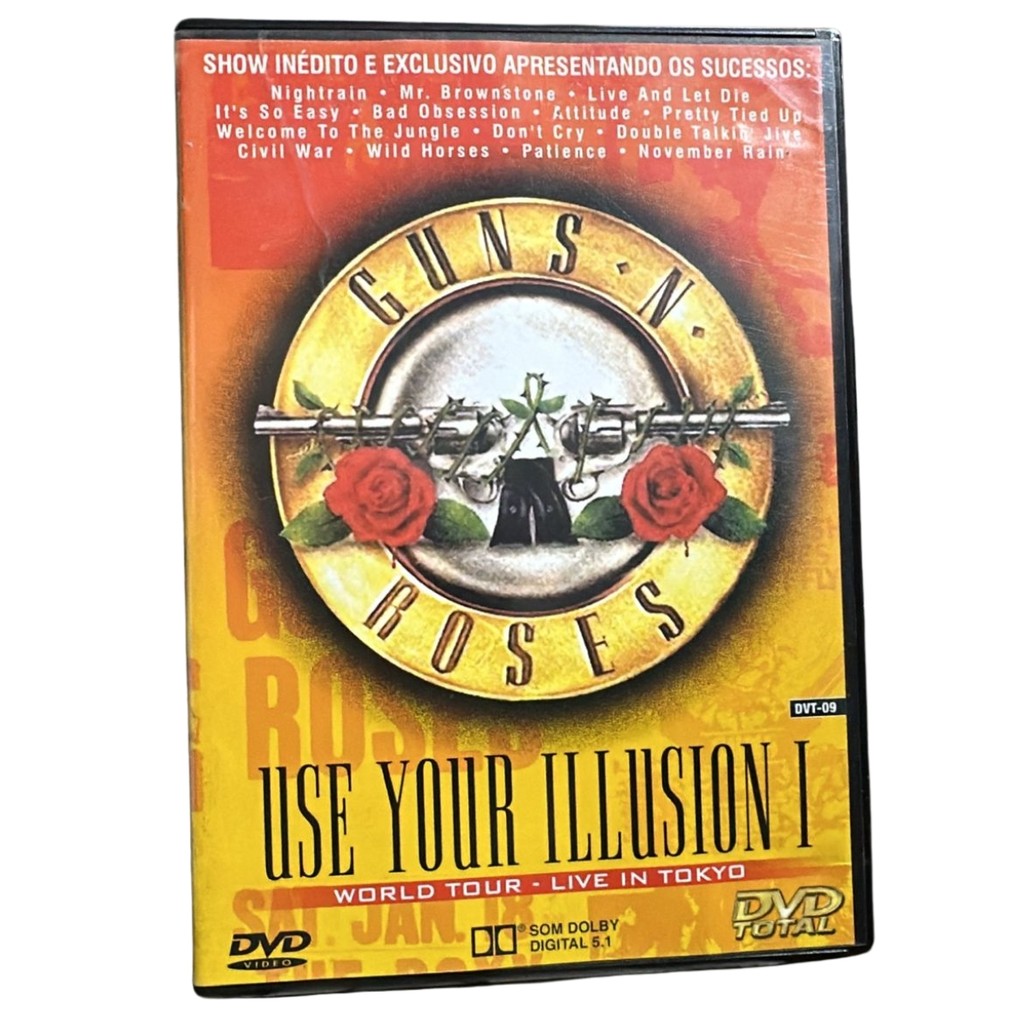 DVD - Guns N' Roses - use your illusion I - Live Tokyo - usado