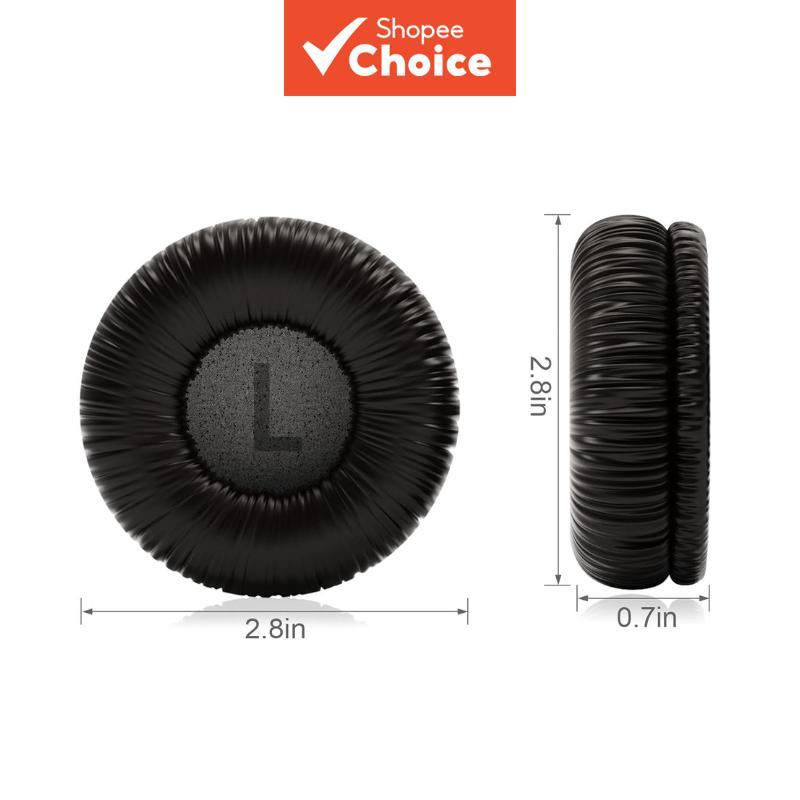 Almofadas de espuma 1 par compatível com JBL Tune 520 BT T500 T510BT T450 almofadas de fone de ouvido Elite X Max