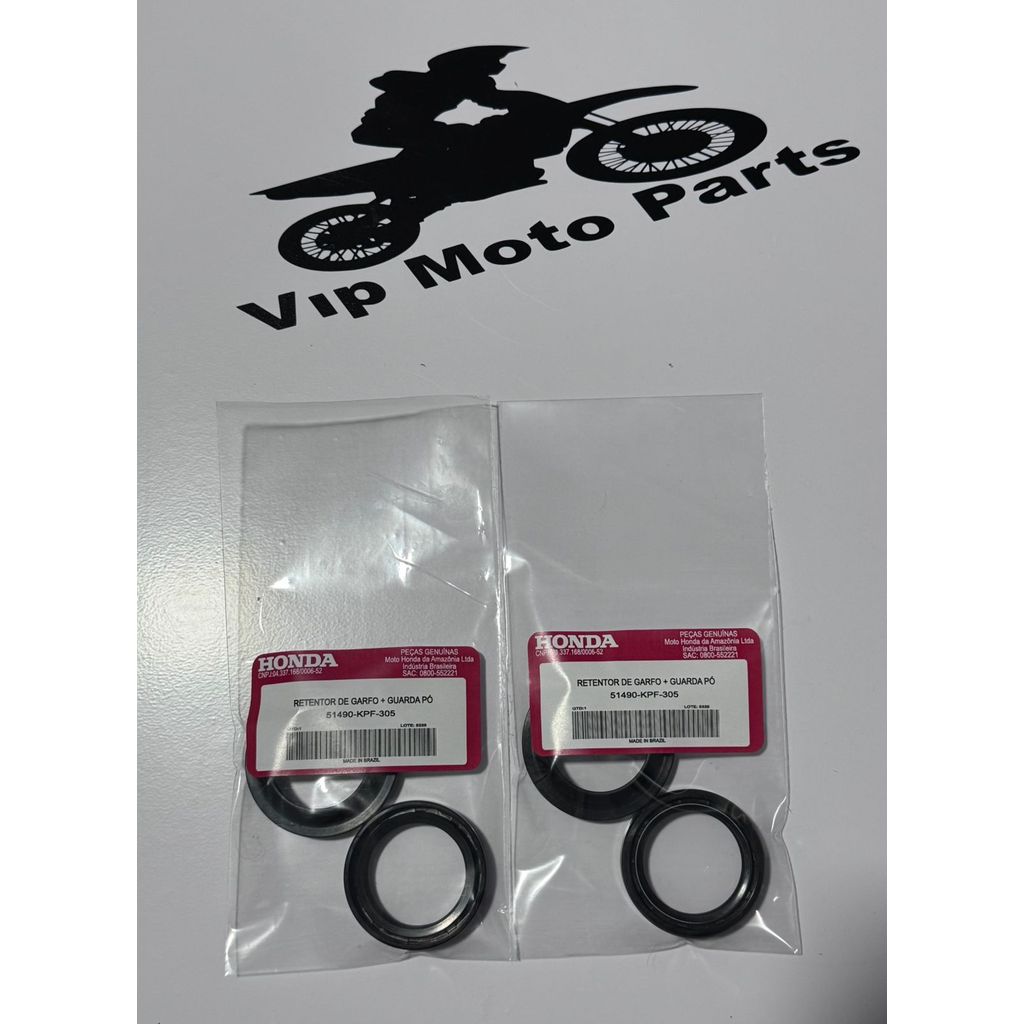 Kit Retentor c/ Guarda Pó -  Xre 300 / Nx 400 Falcon / Tornado 250 / CB 600 Hornet / Transalp 700