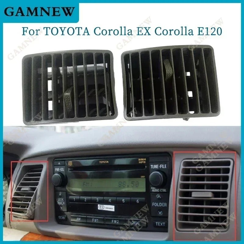 Adequado para 2003-2012 TOYOTA COROLLAToyota Corolla Saída de ar Painel modificado Grade de saída de ar Cerca de alta qu