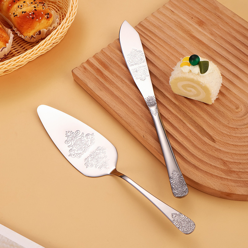 Conjunto de faca e cortador para bolo de casamento para noivas