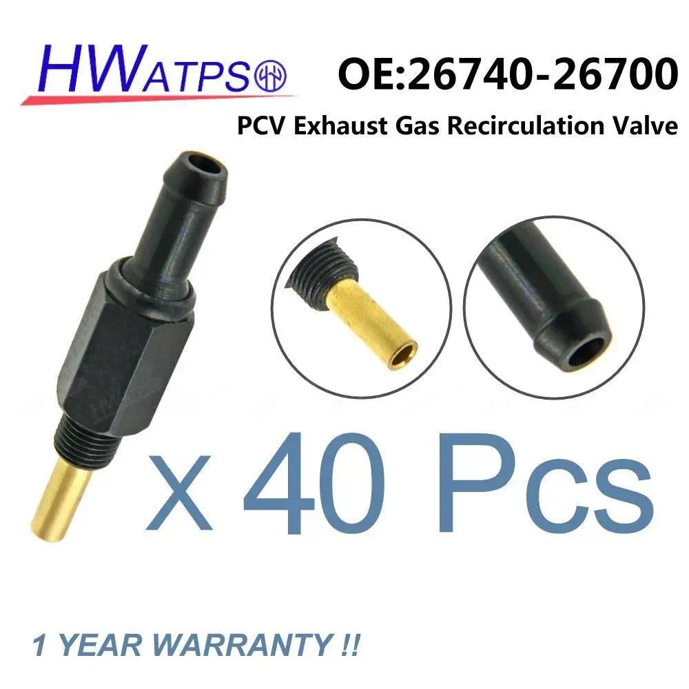 40 Peças Nova Válvula De Escape PCV Metal Para Hyundai Acento 1.6L Elantra Espectros 2.0L 2001-2007 26740-26700 26740-21