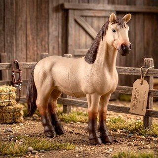 Cavalo Miniatura Realista Infantil Fazendinha 25 Cm Brinquedo Para Colecionar - Bambola