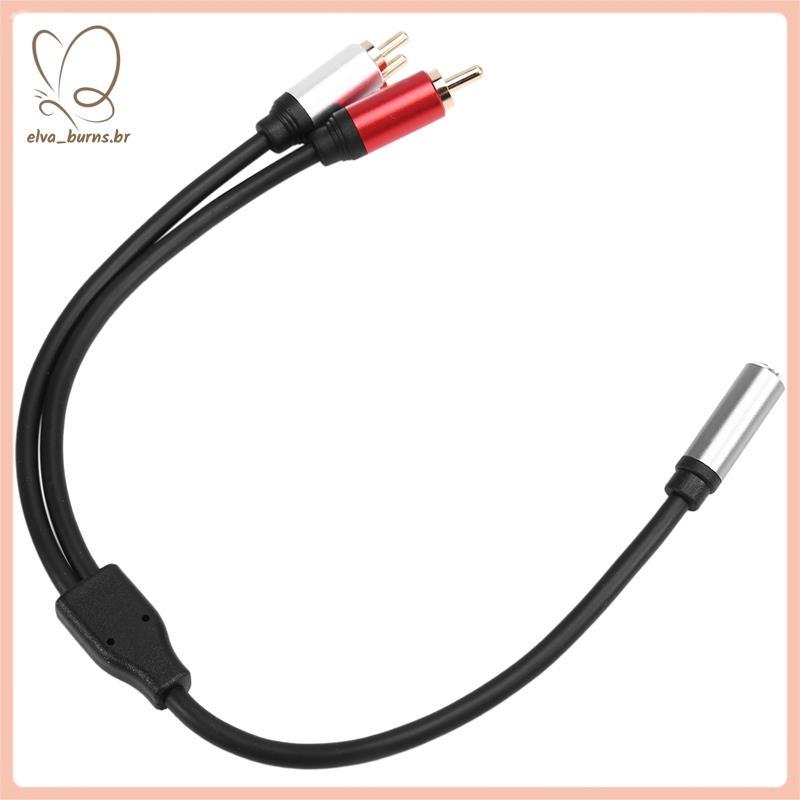 [elva_burns.br] Cabo Macho Para Fêmea De 3.5 Mm Auxiliar De Áudio Jack Telefone MP3 Home Theater DVD