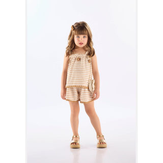 Conjunto Menina Bata e Short Up Baby em Oferta na Shopee