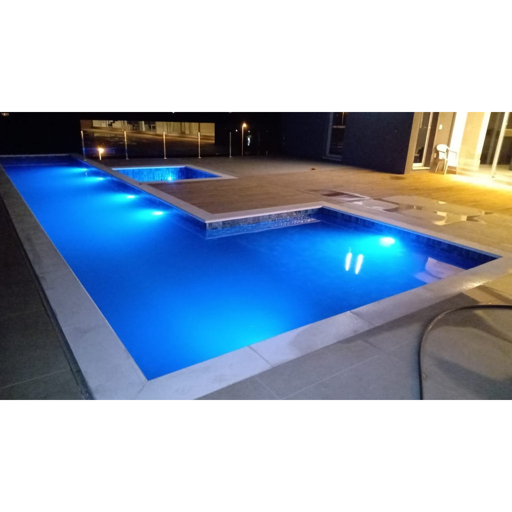 Kit Led Piscina Com Módulo Wifi + 3 Leds Rgb 9w + Fonte