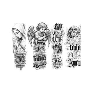 Tatuagens Temporaria Tema Frases com Imagens em Oferta na Shopee