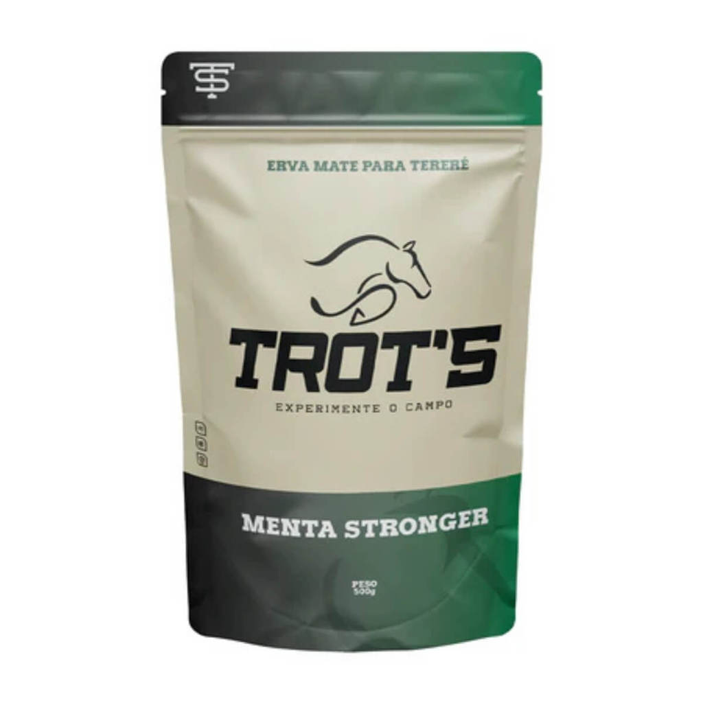 Erva mate trot's para terere - sabor menta stronger 500g