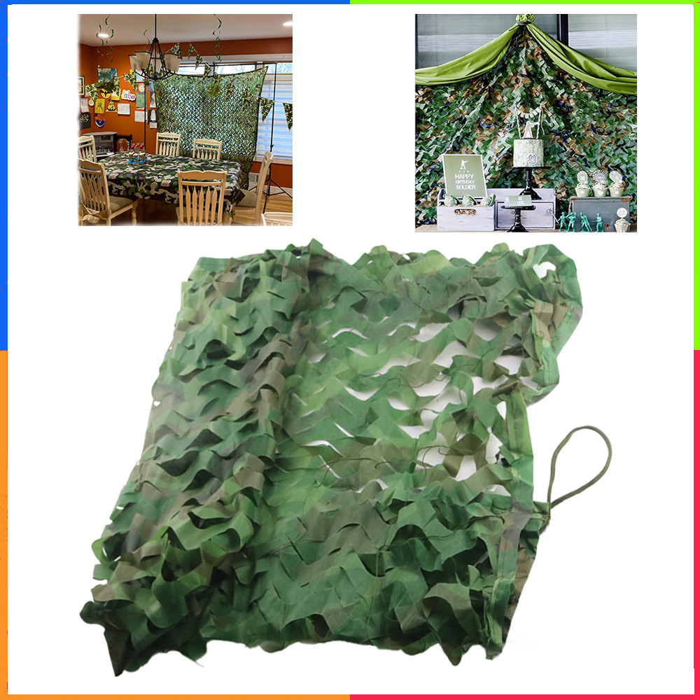 Redes de selva camufladas de 1 peça 1.5x2m Tenda, cerca, festa, varanda, Camping e outras decorações Protetor solar Rede
