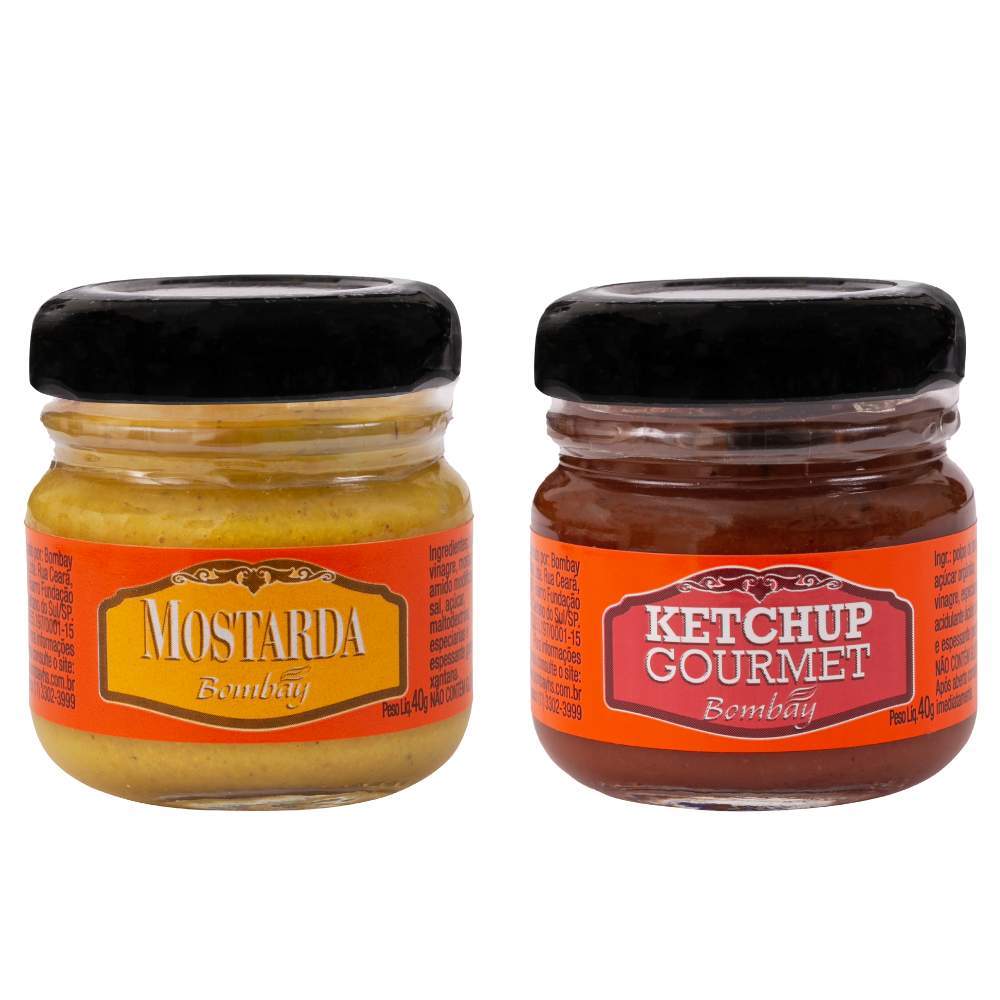 Combo Mostarda e Ketchup Gourmet em Oferta na Shopee