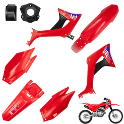 Kit Roupa Carenagens Crf 250f Adesivos Premium (2018... Réplica Original Amx