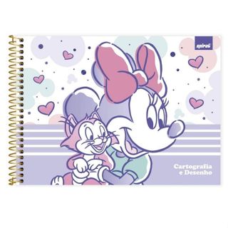 Minnie Mouse Caderno Cartografia e Desenho Capa Dura 48fls Spiral em Oferta na Shopee