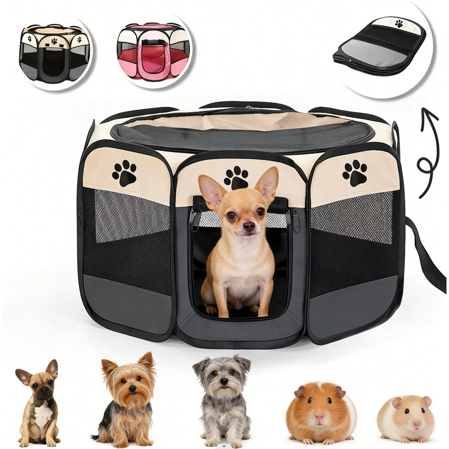 Casinha Pet Resistente | Portátil Dobrável Grande para Cães e Gatos em Oferta na Shopee