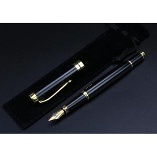 CANETA TINTEIRO PENA LUXO PRESENTE PRETA LISACOM CAPA MOD 02 em Oferta na Shopee