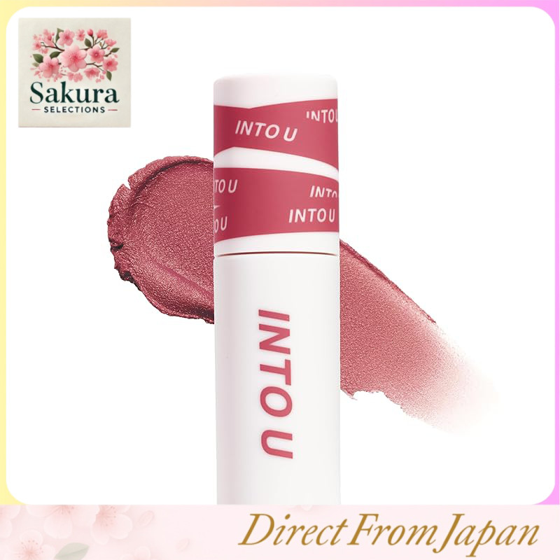 INTO U Super Matte Mud Lip & Cheek Tint – Hidratante , De Alta Cor Com Textura De Lama Fosca Para Lábios E Bochechas