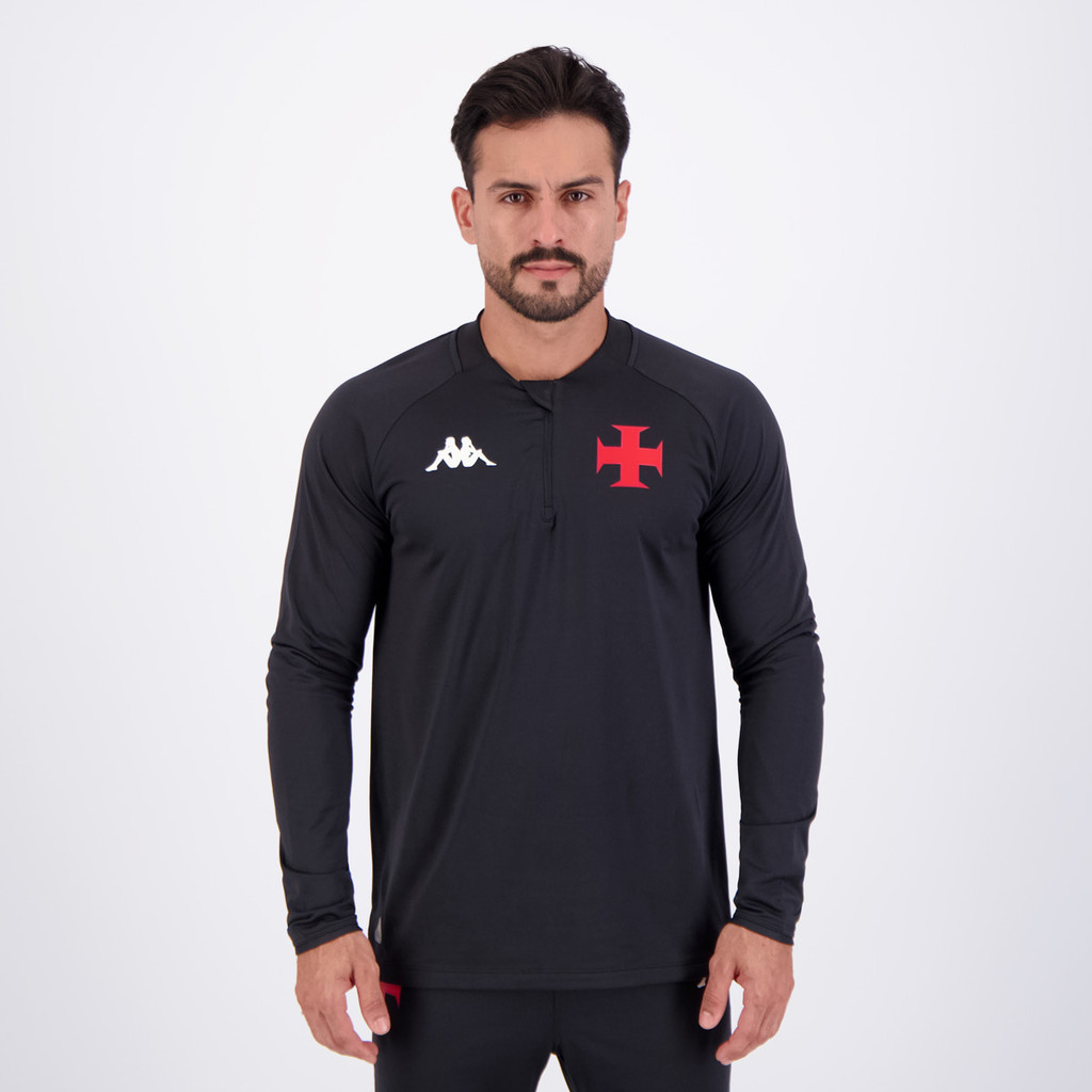 Blusão Kappa Vasco Treino 2025 Comissão em Oferta na Shopee