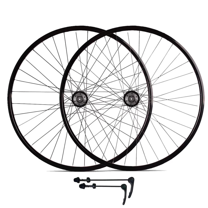 Par Roda Aro 29 Aero Montado Blocagem Freio a Disco Cubo Aço Esferado