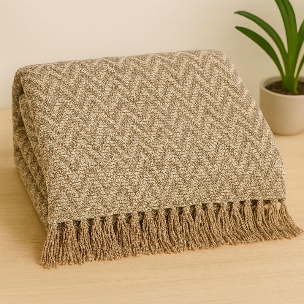Manta Para Sofá fibra de coco com Algodão Luxo Gigante 270x260 Tipo Capa De Sofá / manta para cama de casal