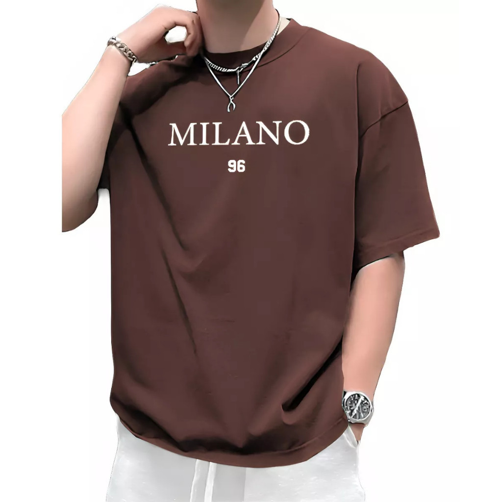 Camiseta Masculina Milano Estampadas Manga Curta Verão Envio Rápido