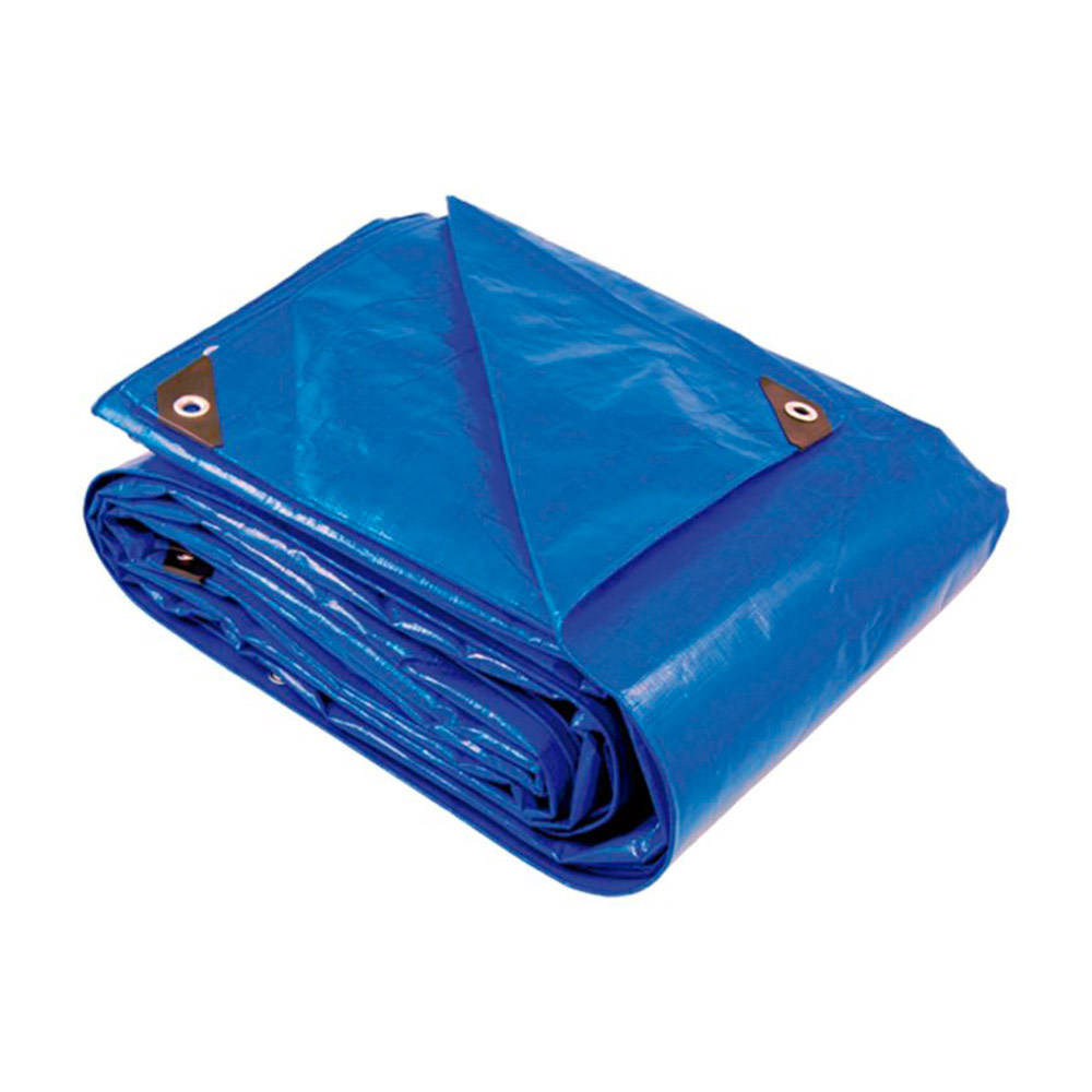Lona de Polietileno 8X4 Metros 100 Micras Azul Menegotti em Oferta na Shopee
