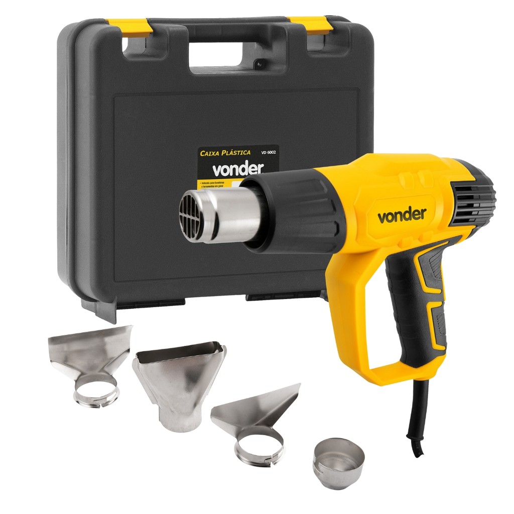 Soprador Térmico Com Maleta 1500W STV150N Profissional 220V VONDER Resistente Original