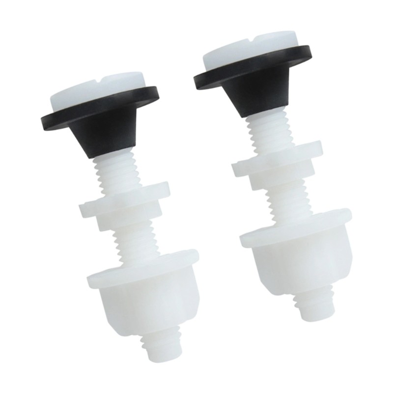 QUICKR 2 Peças Kit Fixação Cisterna Vaso Sanitário Instalação Rápida Fixadores Hardware Banheiro Duradouro