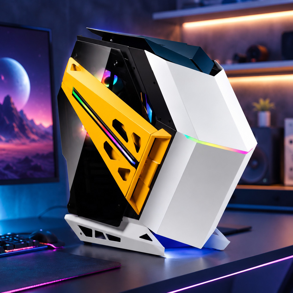Gabinete PC Gamer Grande Espaçoso para Placa de Vídeo Water Cooler DELTA-PHANTOM GM-B