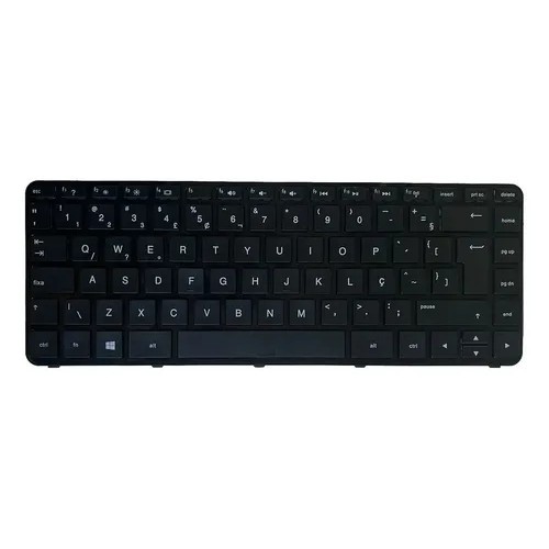 Teclado Para Hp Pavilion 14-r052br 14-r051br 14-r050br Com Ç Preto Português Brasil